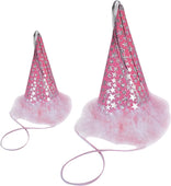 Party Hat Pink Stars
