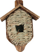 Post Mounted Grass Roosting Pocket With Roof