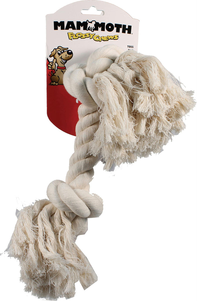 Flossy Chews Cotton Rope Bone Dog Toy