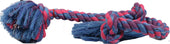 Flossy Chews Color 3 Knot Rope Tug Dog Toy