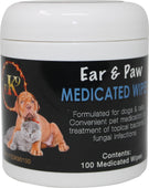 Medicated Ear Paw Wipe