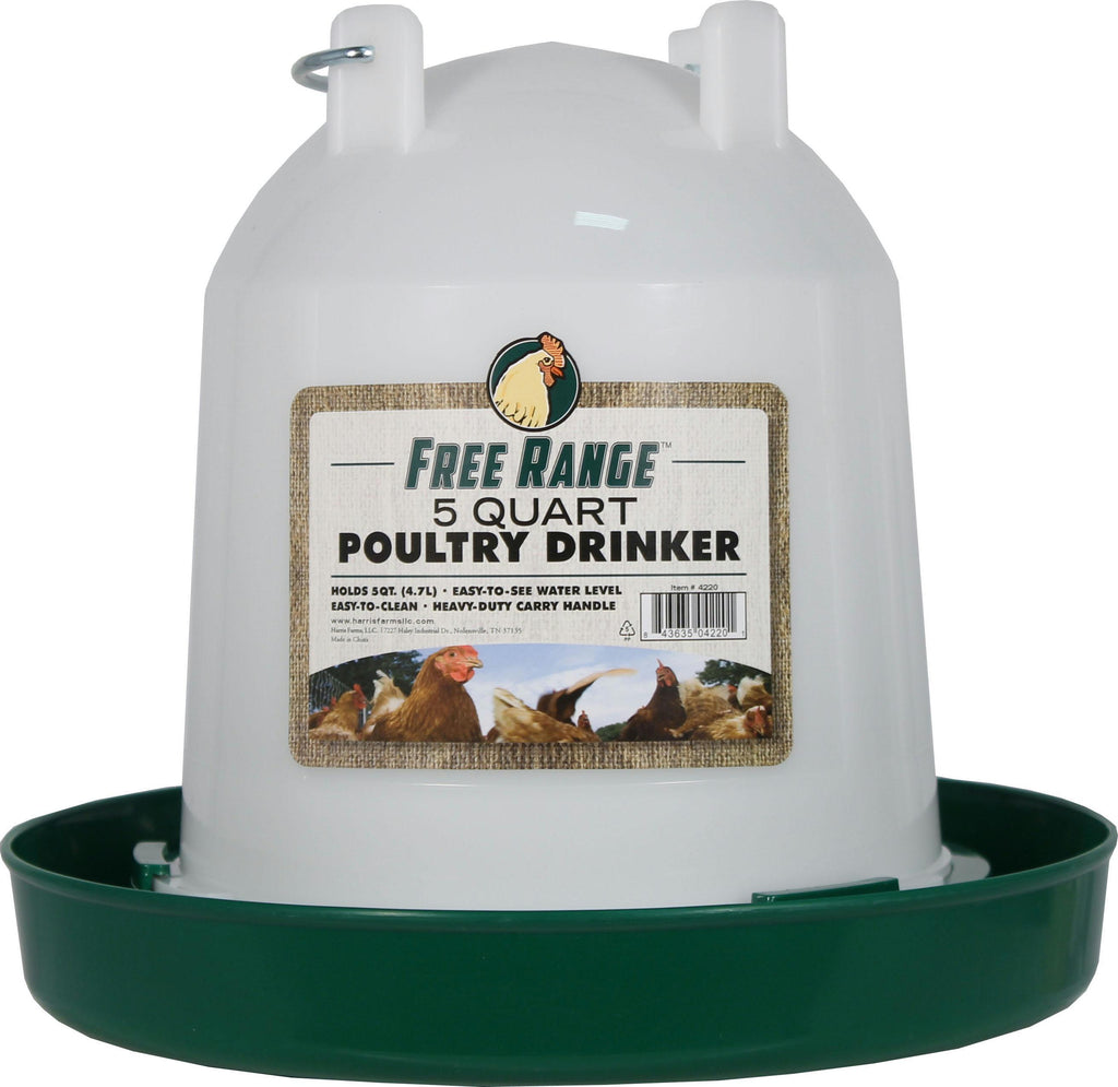 Free Range Plastic Poultry Waterer