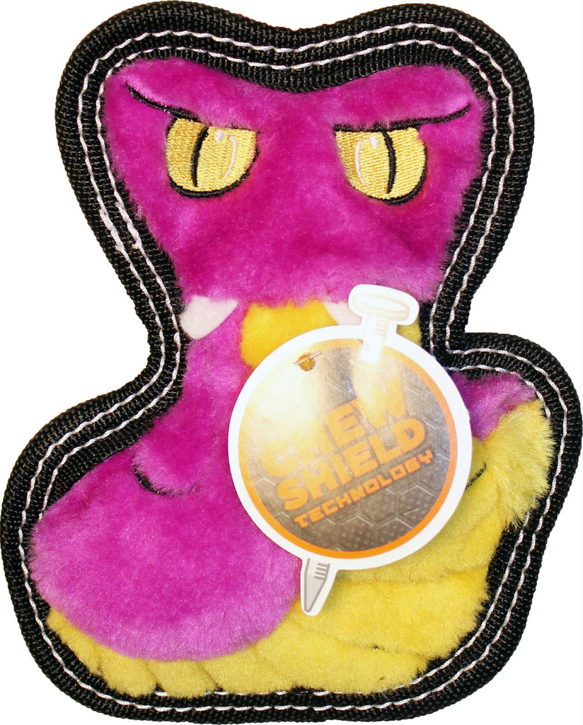 Tough Seamz Cobra Dog Toy W- Invincible Squeaker
