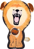 Tough Seamz Lion Dog Toy W- Invincible Squeaker