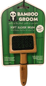 Bamboo Soft Slicker Brush With Comfort Tip Pins