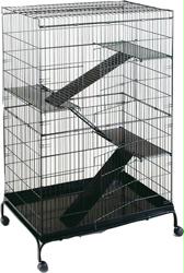 Steel Ferret Cage With Casters