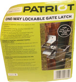 Lockable Gate Latch One Way