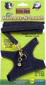 Critter Jeans Small Animal Harness-n-leash