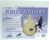 Easy Clean Purple Martin Gourd