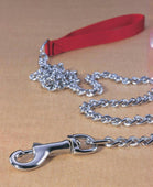 Steel Chain Lead With Nylon Handle