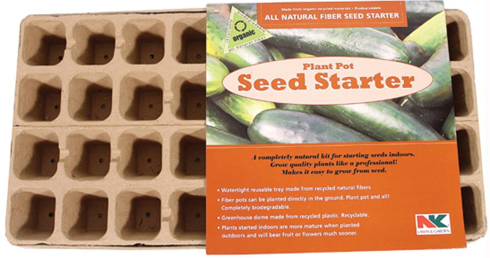 All Natural Fiber Seed Starter Plant Pots