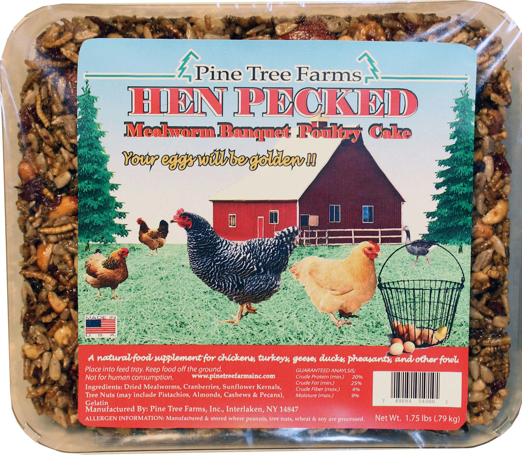 Hen Pecked Mealworm Banquet Poultry Cake
