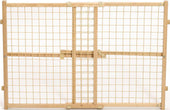 Wood-wire Mesh Pet Gate