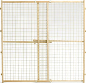 Wood-wire Mesh Pet Gate