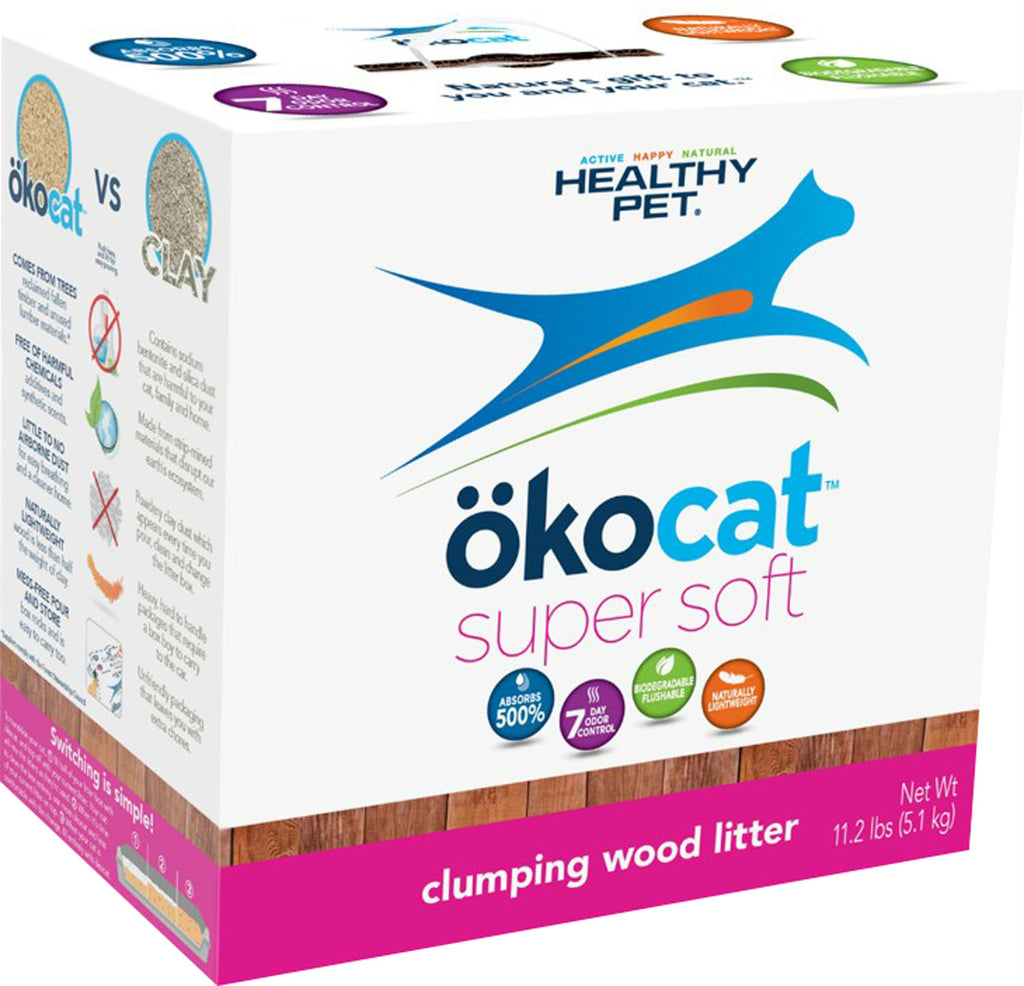 Okocat Super Soft Clumping Wood Litter