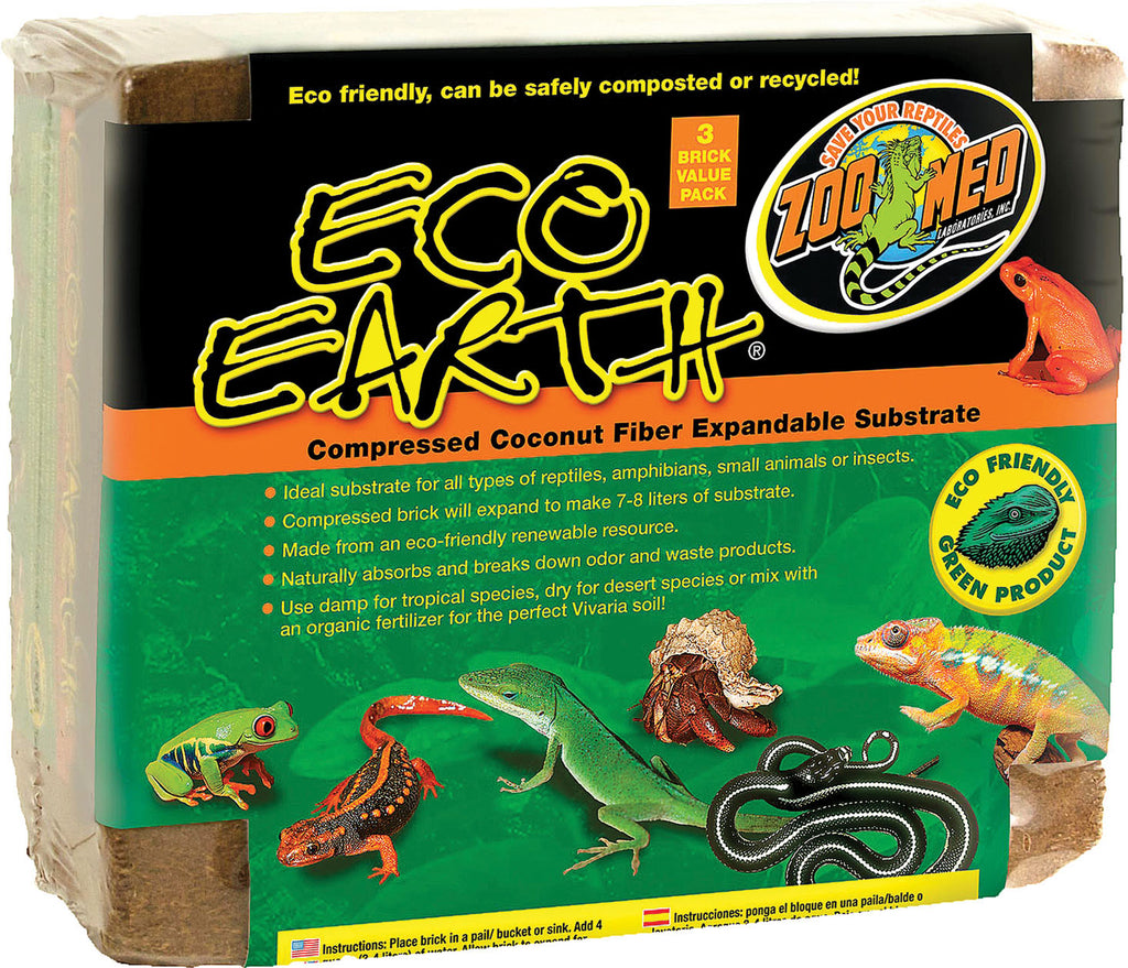 Eco Earth Compressed Coconut Fiber Substrate