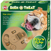 Seek-a-treat Flip-n-flap Dog Toy