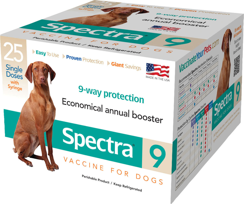 Spectra 9 Dog Vaccine With Syringe