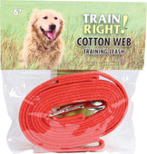 Train Right! Cotton Web Dog Training Leash