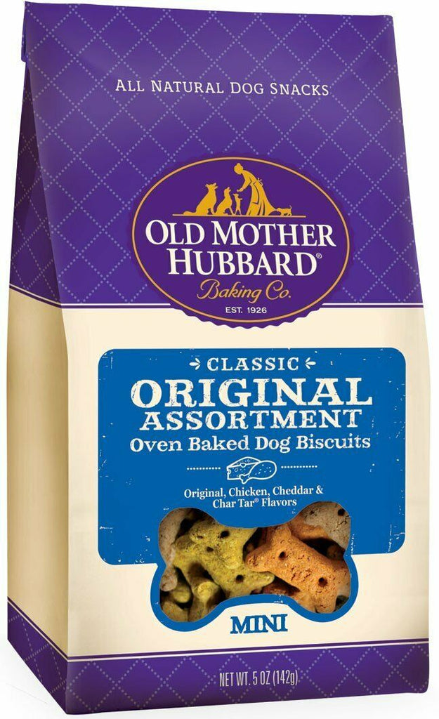 Old Mother Hubbard Classic Crunchy Natural Dog Treats, Original Assortment New