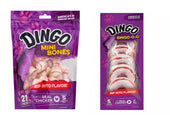 Dingo Ringo Rawhide Treats (5 pack, 6.3 oz) + Dingo Mini Bones (21 pack, 7.2oz)