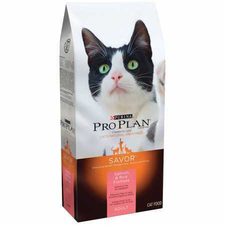 Purina Pro Plan Savor Salmon Rice Dry Adult Cat Food 7 lb