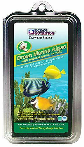 Fish Food Marine Algae Ocean Nutrition Green 12 gram 4 sheets