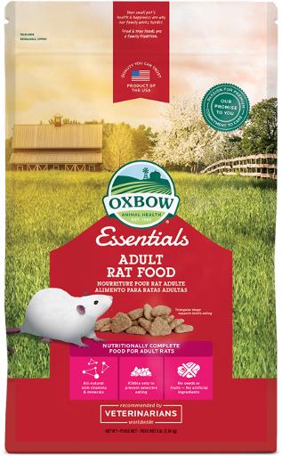 Oxbow Essentials Adult Rat Dry Food, 3 lbs.